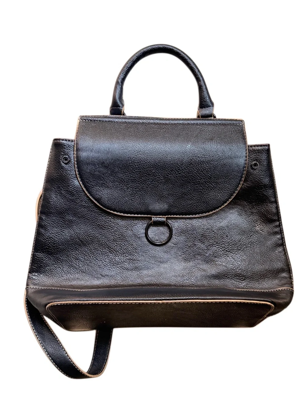 DARCY MARKS London Black Leather Backpack